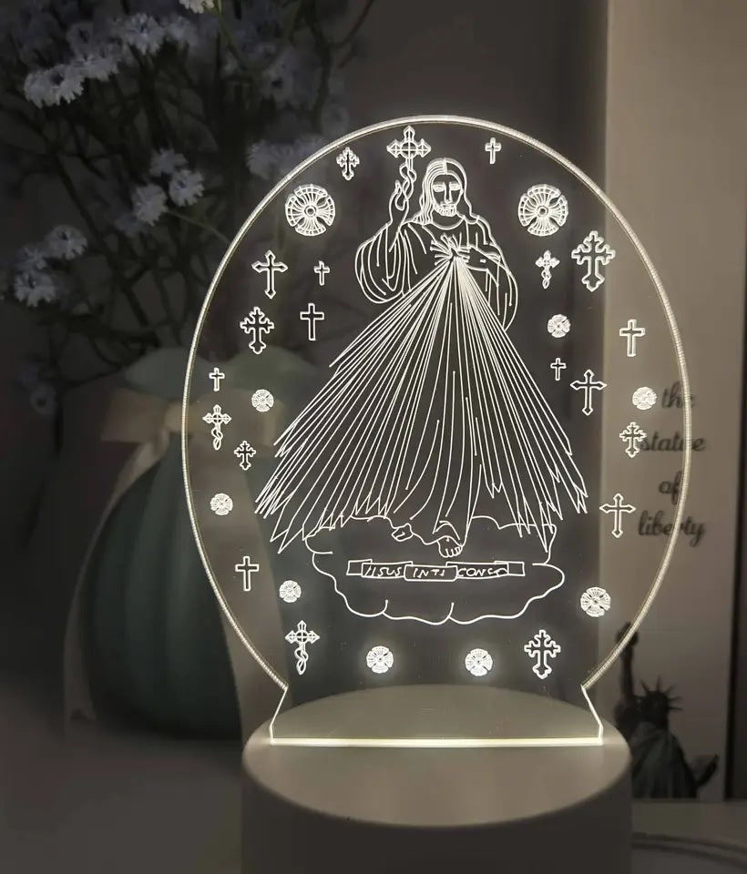 Easter Acrylic LED Stand Floating Light
