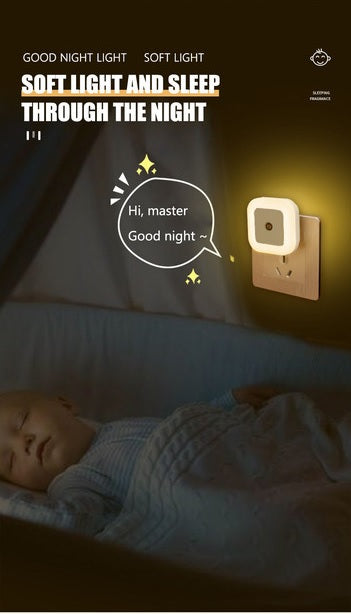 Plug LED Night Light Sensor