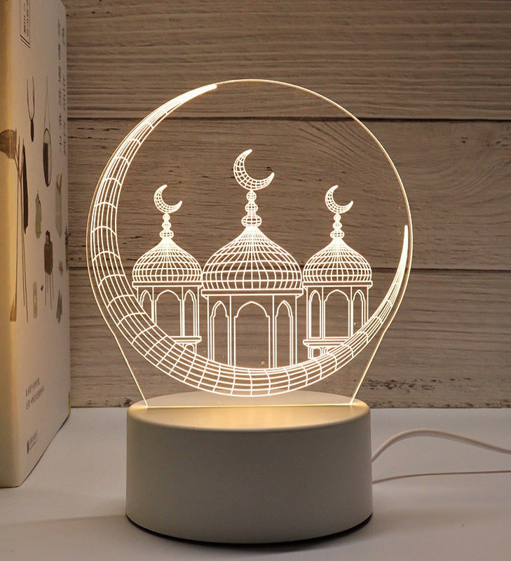 Ramadan Acrylic LED Stand Floating Light