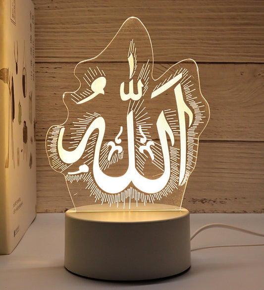 Ramadan Acrylic LED Stand Floating Light