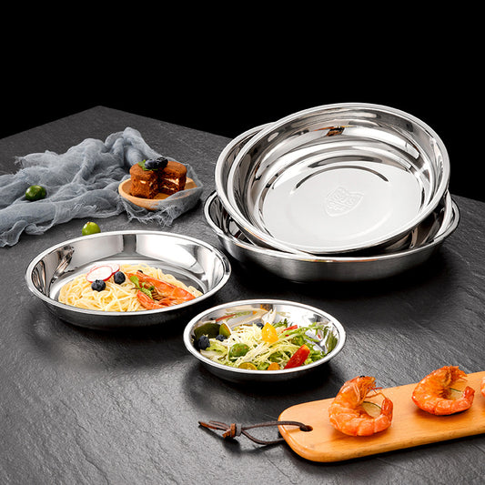Stainless Steel (G304) Pet Food Plate