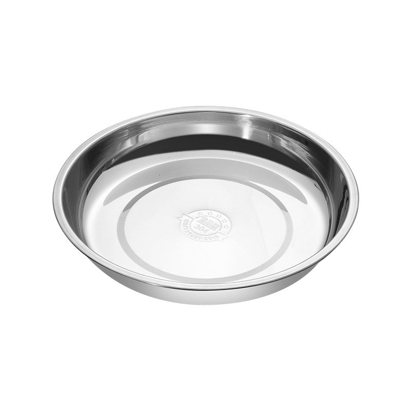 Stainless Steel (G304) Pet Food Plate